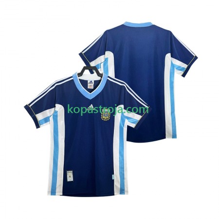 Billiga Fotbollströjor Argentina Retro Borta tröja 1998 Kortärmad